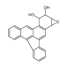 1a,2,3,13b-tetrahydroindeno[1',2',3':6,7]tetrapheno[3,4-b]oxirene-2,3-diol结构式