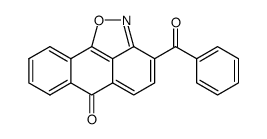 3-benzoyl-6H-anthra[1,9-cd]isoxazol-6-one Structure