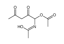 1-acetamido-2,4-dioxopentyl acetate结构式