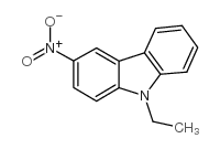 9-乙基-3-硝基咔唑结构式