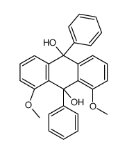 1,8-dimethoxy-9,10-diphenyl-9,10-dihydroanthracene-9,10-diol结构式