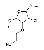 2-(4-chloro-2,5-dimethoxyoxolan-3-yl)oxyethanol结构式