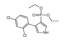 3-(2,4-dichlorophenyl)-4-diethoxyphosphoryl-1H-pyrrole Structure
