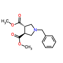trans-Dimethyl 1-benzyl-3,4-pyrrolidinedicarboxylate picture