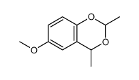6-methoxy-2,4-dimethyl-4H-1,3-benzodioxine Structure
