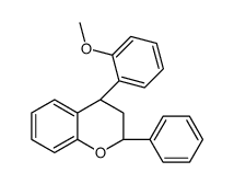 (2R,4R)-4-(2-methoxyphenyl)-2-phenyl-3,4-dihydro-2H-chromene Structure