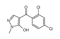 4-(2,4-dichlorobenzoyl)-1-methyl-5-hydroxylpyrazole Structure