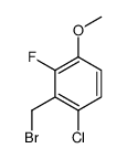 6-氯-2-氟-3-甲氧基溴苄结构式