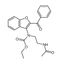 3-amino-2-benzoylbenzofuran Structure