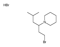 1-(1-bromo-5-methylhexan-3-yl)piperidine,hydrobromide结构式
