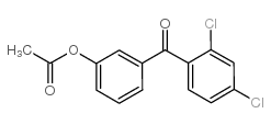 3-ACETOXY-2',4'-DICHLOROBENZOPHENONE structure