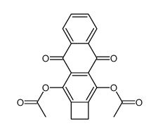 Cyclobut[b]anthracene-4,9-dione, 3,10-bis(acetyloxy)-1,2-dihydro结构式