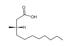 (3S)-methylundecanoic acid Structure