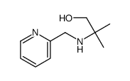 2-methyl-2-[(pyridin-2-ylmethyl)amino]propan-1-ol structure