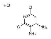 2,6-dichloropyridine-3,4-diamine,hydrochloride Structure