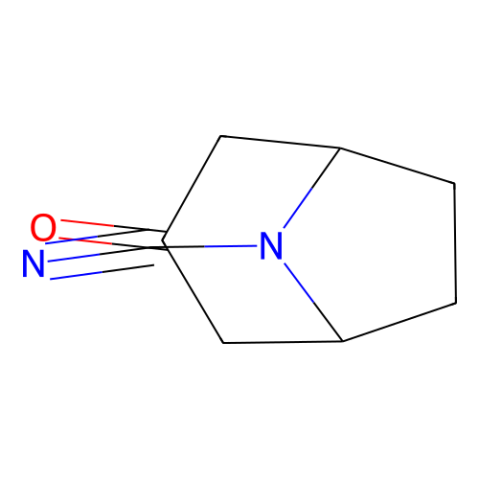 8-Nortropanecarbonitrile,3-oxo-(7CI) structure