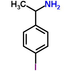 1-(4-碘苯基)乙胺结构式