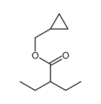 cyclopropylmethyl 2-ethylbutanoate结构式