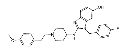 [14C]-6-Hydroxyastemizole结构式