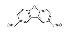 2,8-diformyldibenzofuran Structure