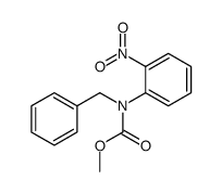 methyl N-benzyl-N-(2-nitrophenyl)carbamate Structure