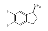 (S)-5,6-二氟-2,3-二氢-1H-茚-1-胺图片
