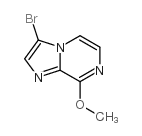 3-溴-8-甲氧基咪唑并[1,2-a]吡嗪结构式