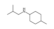 4-methyl-N-(2-methylpropyl)cyclohexan-1-amine Structure