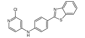 N-[4-(1,3-benzothiazol-2-yl)phenyl]-2-chloropyridin-4-amine Structure