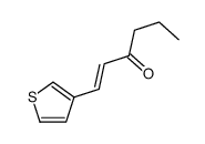 1-thiophen-3-ylhex-1-en-3-one结构式