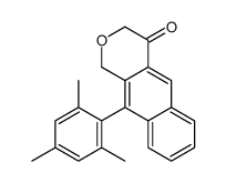 10-(2,4,6-trimethylphenyl)-1H-benzo[g]isochromen-4-one结构式