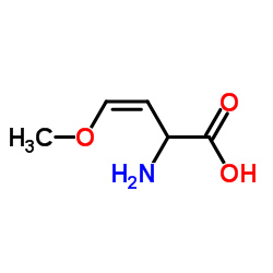 (3Z)-2-Amino-4-methoxy-3-butenoic acid Structure