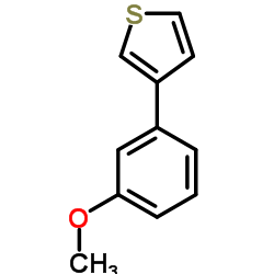 3-(3-METHOXY-PHENYL)-THIOPHENE Structure