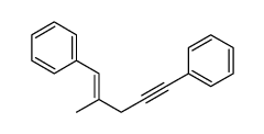 (2-methyl-5-phenylpent-1-en-4-ynyl)benzene结构式