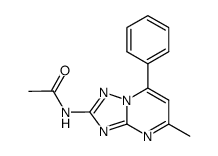 N-(5-methyl-7-phenyl-[1,2,4]triazolo[1,5-a]pyrimidin-2-yl)acetamide结构式