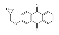 2-(oxiran-2-ylmethoxy)anthracene-9,10-dione Structure