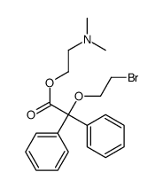 2-(dimethylamino)ethyl 2-(2-bromoethoxy)-2,2-diphenylacetate结构式