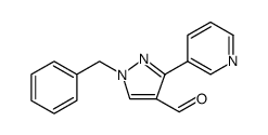 1H-Pyrazole-4-carboxaldehyde, 1-(phenylmethyl)-3-(3-pyridinyl) picture