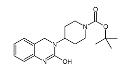 tert-butyl4-(2-oxo-1,2-dihydroquinazolin-3(4H)-yl)piperidine-1-carboxylate Structure