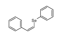 2-phenylethenylselanylbenzene Structure