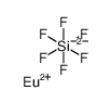 europium(2+) hexafluorosilicate(2-) Structure