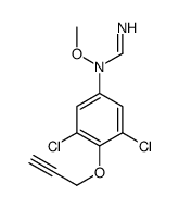 N-(3,5-dichloro-4-prop-2-ynoxyphenyl)-N-methoxymethanimidamide结构式