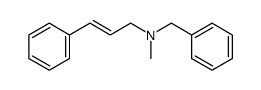 (2E)-N-benzyl-N-methyl-3-phenylprop-2-en-1-amine Structure