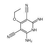 2,6-Diamino-4-ethoxy-3,5-pyridinedicarbonitrile Structure
