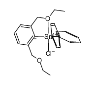 [2,6-bis(ethoxymethyl)phenyl](chlorodiphenyl)tin结构式