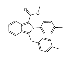 methyl 3-(4-methylbenzyl)-2-p-tolyl-2H-isoindole-1-carboxylate Structure