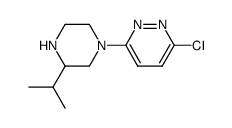 3-chloro-6-(3-isopropyl-piperazin-1-yl)-pyridazine Structure