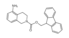 5-amino-3,4-dihydro-1H-isoquinoline-2-carboxylic acid 9H-fluoren-9-ylmethyl ester Structure