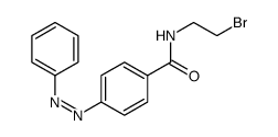 N-(2-Bromoethyl)-p-(phenylazo)benzamide结构式