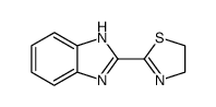 2-(4,5-dihydro-thiazol-2-yl)-1H-benzoimidazole结构式